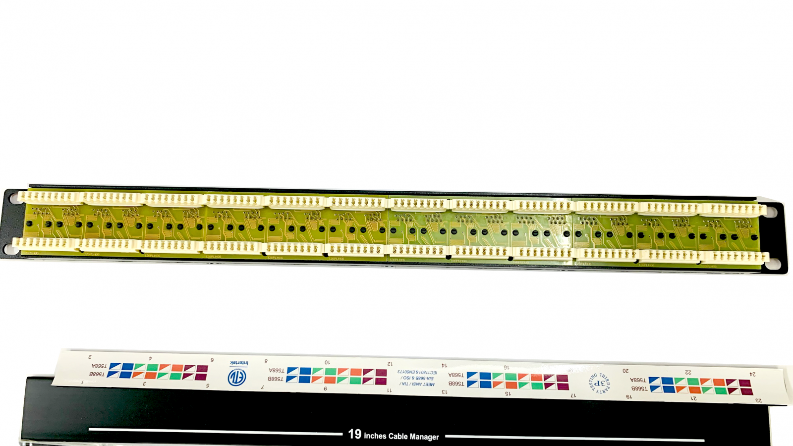 Patch panel 24-port CAT6 UTP Alantek 302-201601-24AB chuẩn USA hàng chính hãng