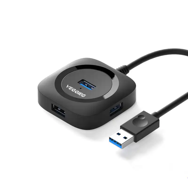 Bộ Chia USB 2.0 4 Cổng Chính Hãng Veggieg VU2406 Dài 1m