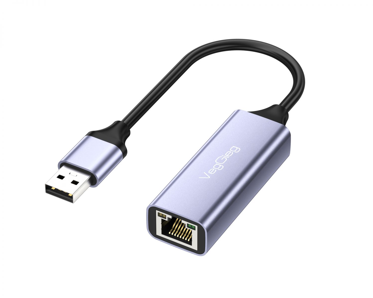 Cáp USB 2.0 to lan , cạc mạng USB 2.0 sang RJ45 VegGieg  V-K307