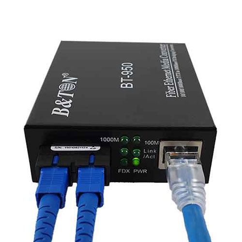 Media Converter quang BTON BT 950GM-2 bước sóng khuếch đại 1310/1550nm