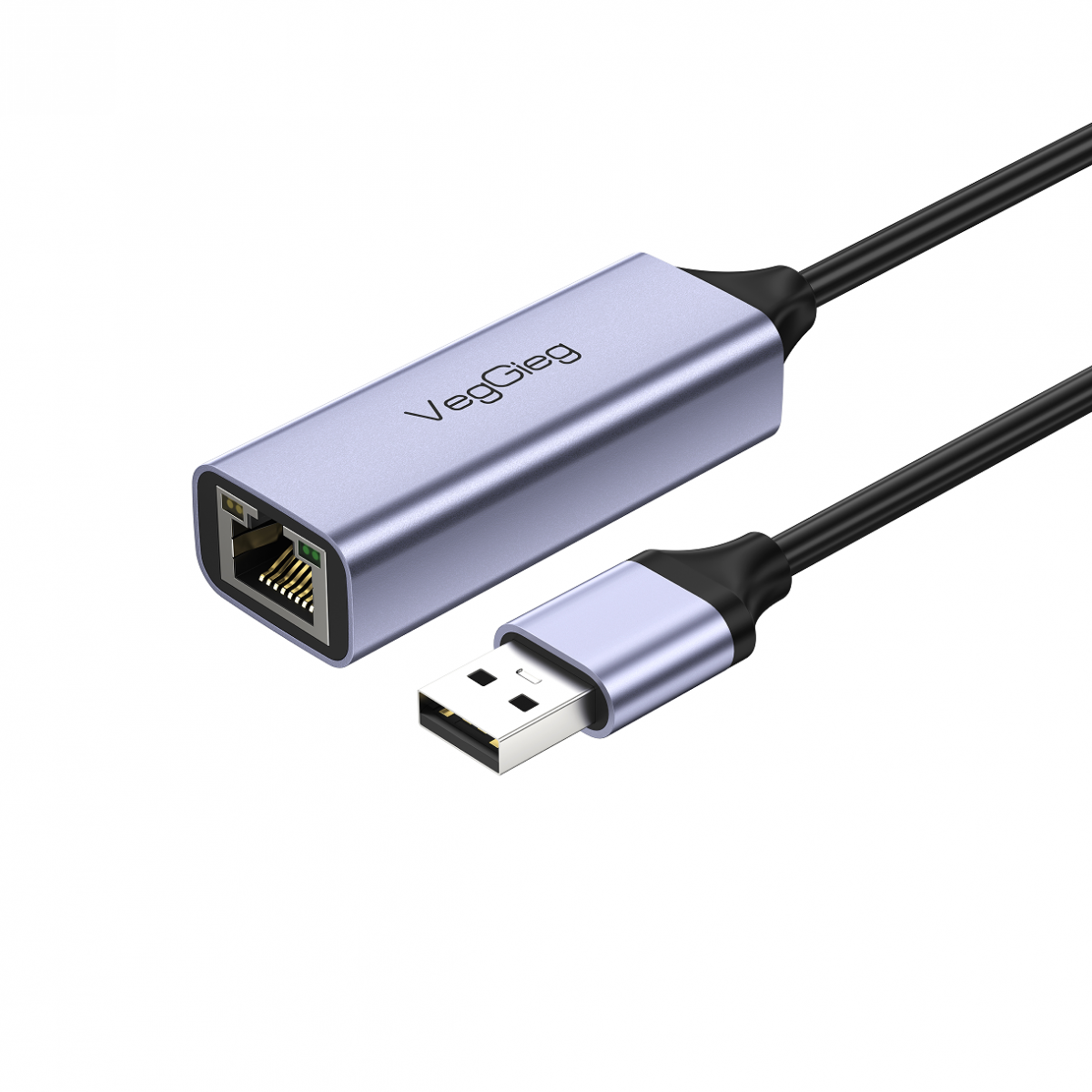 Cáp USB 2.0 to lan , cạc mạng USB 2.0 sang RJ45 VegGieg  V-K307