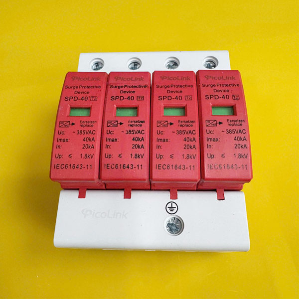 Chống Sét Lan Truyền AC 4P 40kA - Picolink PL-CS4P-40 Bảo Vệ Hệ Thống AC & Thiết Bị Công Nghiệp