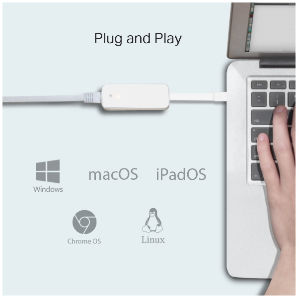 TP-Link UE300C Bộ Chuyển Đổi USB-C Sang RJ45, Kết Nối Mạng Gigabit Ổn Định
