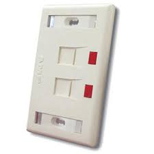 Mặt Wall plate AMP hinh chữ nhật