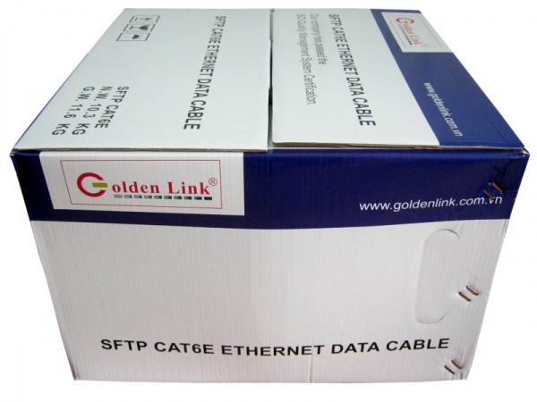 Cáp mạng golden link  SFTP cat 6e