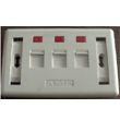 Mặt wallplate chữ nhật AMP 03 ports