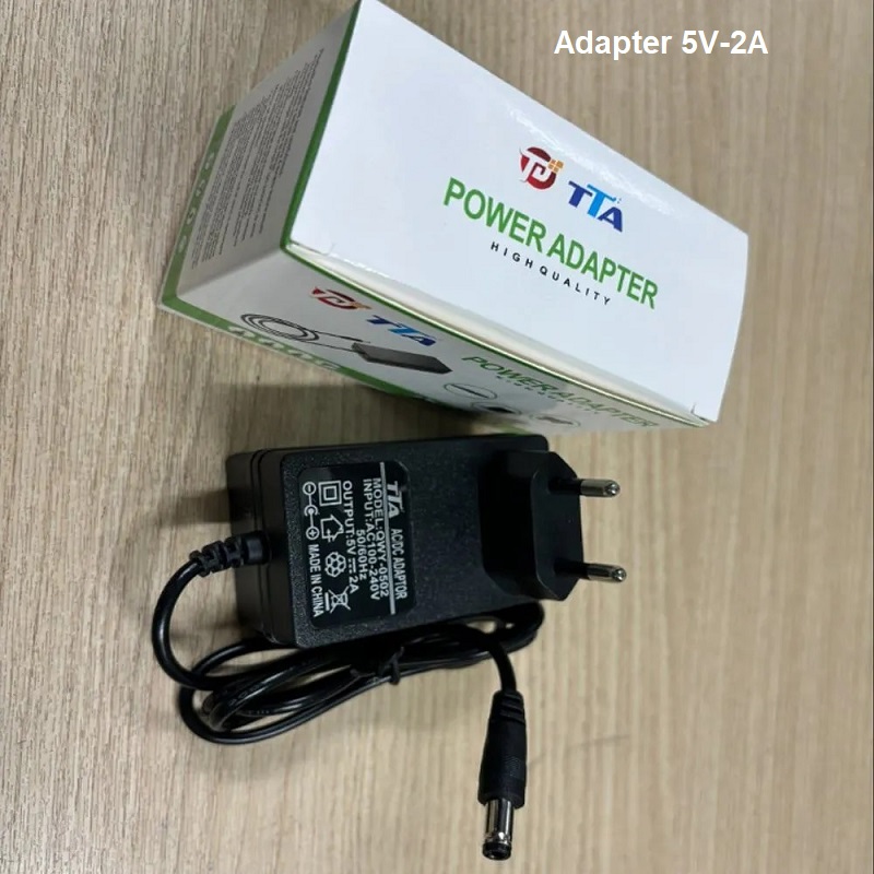 Nguồn adapter 5V-2A 5.5 x 2,5mm chính hãng TTA QWY-0502