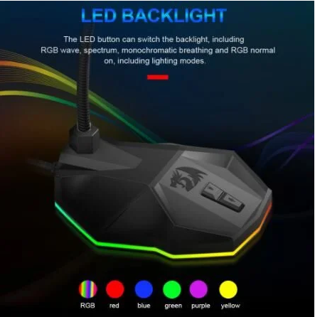 Micro Phòng Họp REDRAGON GM99 STIX RGB USB Chính Hãng
