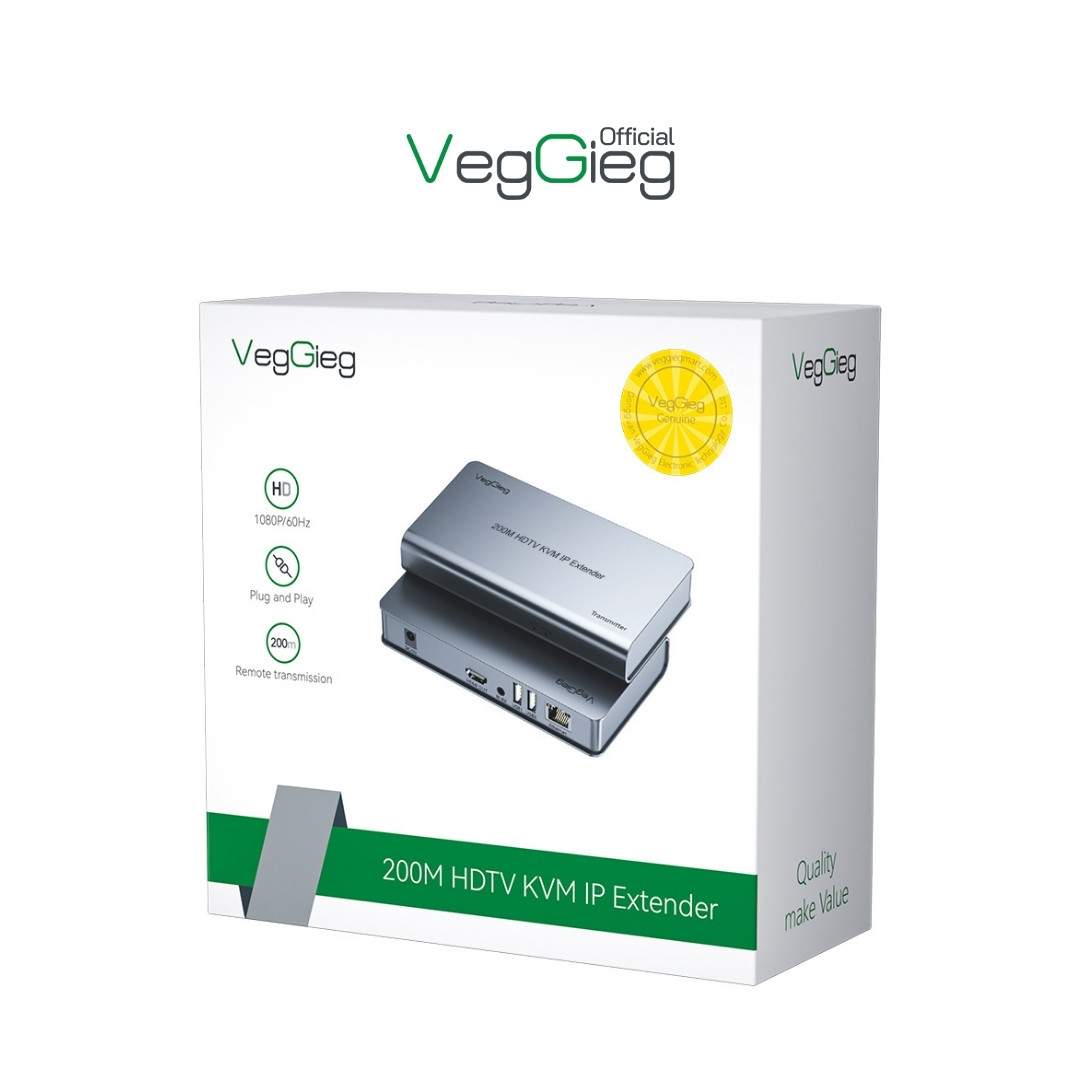 Bộ Mở Rộng HDMI KVM 200M V-HD012 Hỗ Trợ USB, Full HD 1080P Bộ Mở Rộng HDMI KVM 200M V-HD012 Hỗ Trợ USB, Full HD 1080P
