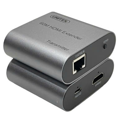 Bộ nối dài HDMI sang LAN 60m HD Extender UNITEK V178A chính hãng Bộ nối dài HDMI sang LAN 60m HD Extender UNITEK V178A chính hãng